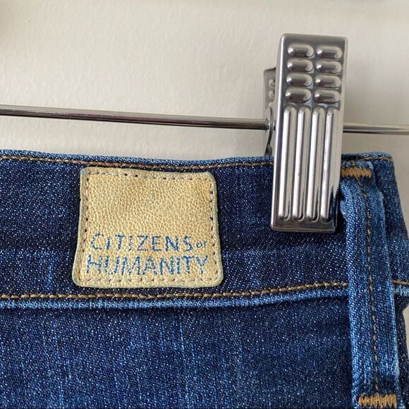 Citizens of Humanity-Carlie High Rise Skinny Dark Wash (Size:25) - Picture 14 of 15